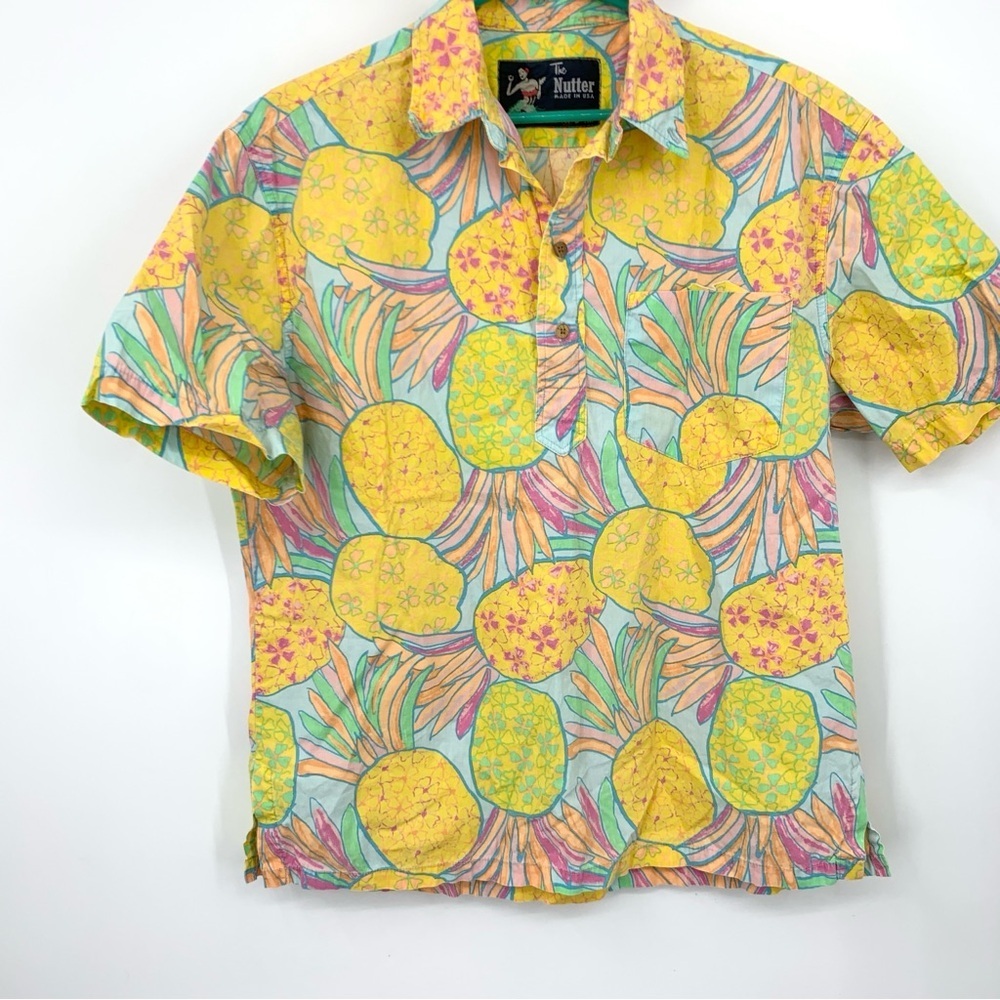 Chubbies Multicolor Pineapple Print Button Down S… - image 3
